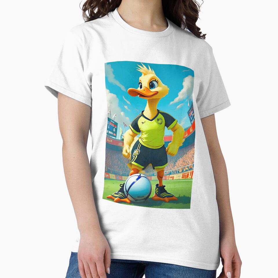 Soccer duck player in stadium by Creative Visualize