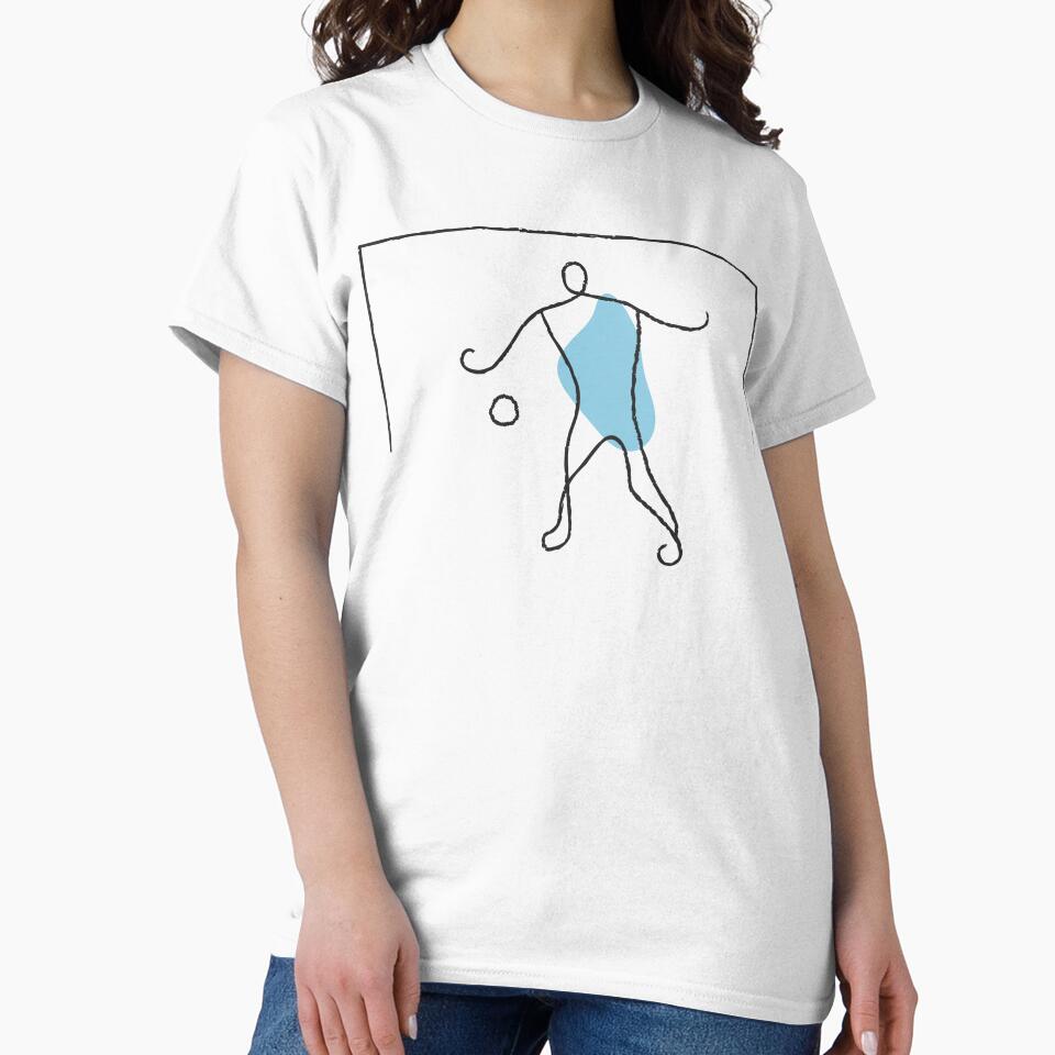 Football Player Minimalist Illustration by missbobbit