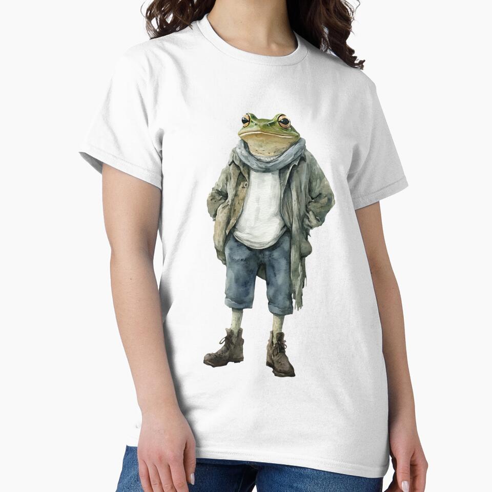 Cute Cottagecore Frog by bapupa