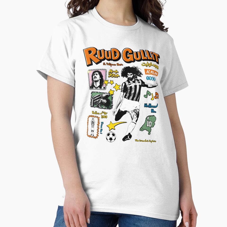 Ruud Gullit Vintage Football Legend by moyjoystudio