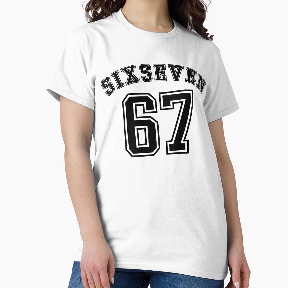 Number 67 Sixty Seven Sports Team Meme | Fun Six Seven Gen Alpha Slang Athletic Design by artworkathome