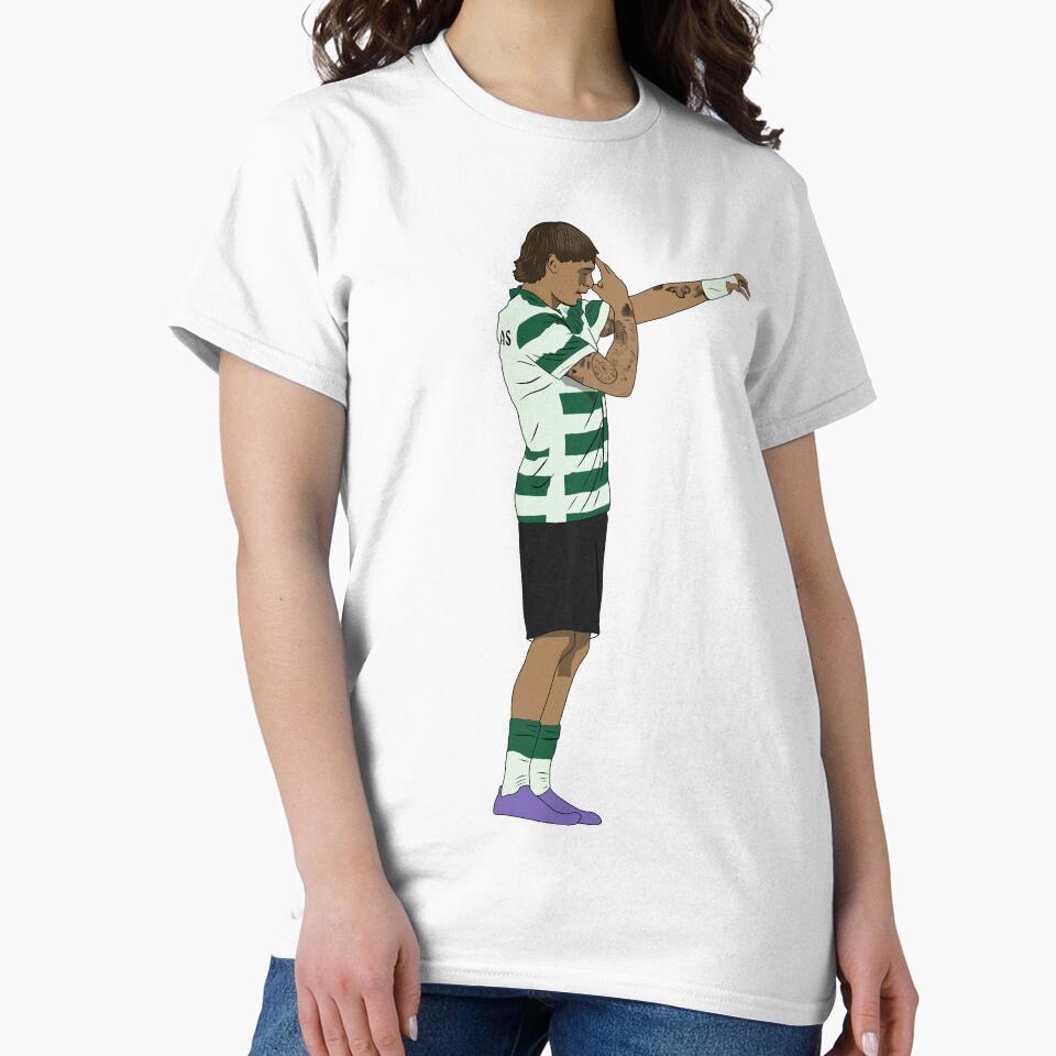Ricardo Mangas Sporting Goal Celebration Minimalist by Hevding