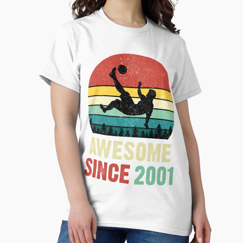 20th Birthday Soccer Lovers Awesome Since 2001 by TheWildStyle