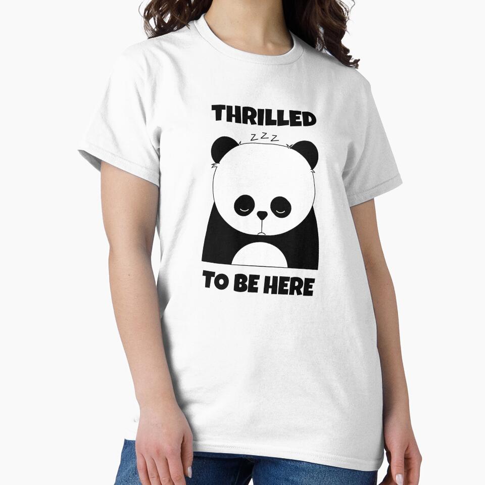 Thrilled to Be Here -- sarcastic humor by The Sporty Nerd