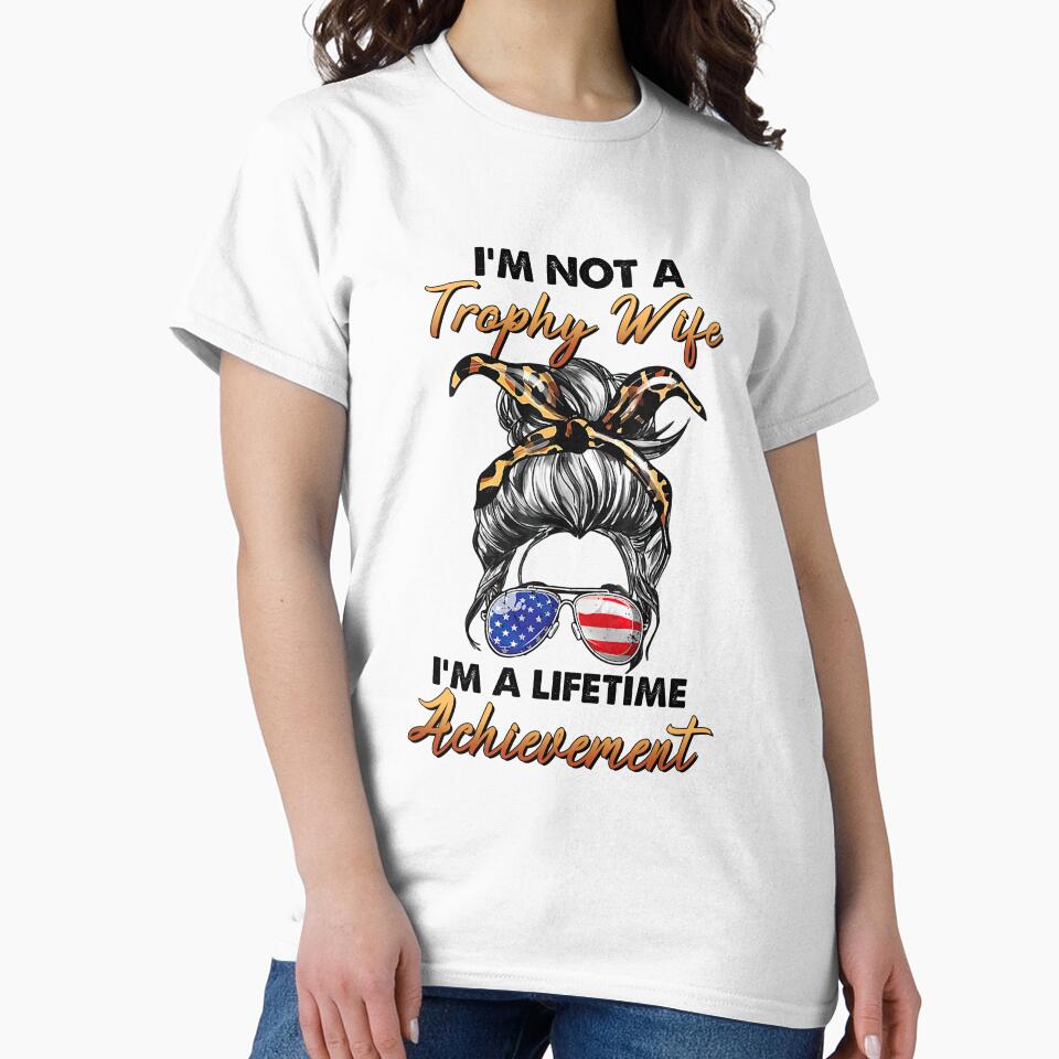 Trophy Gaming Wife Funny Mother Messy Bun by LennonKain