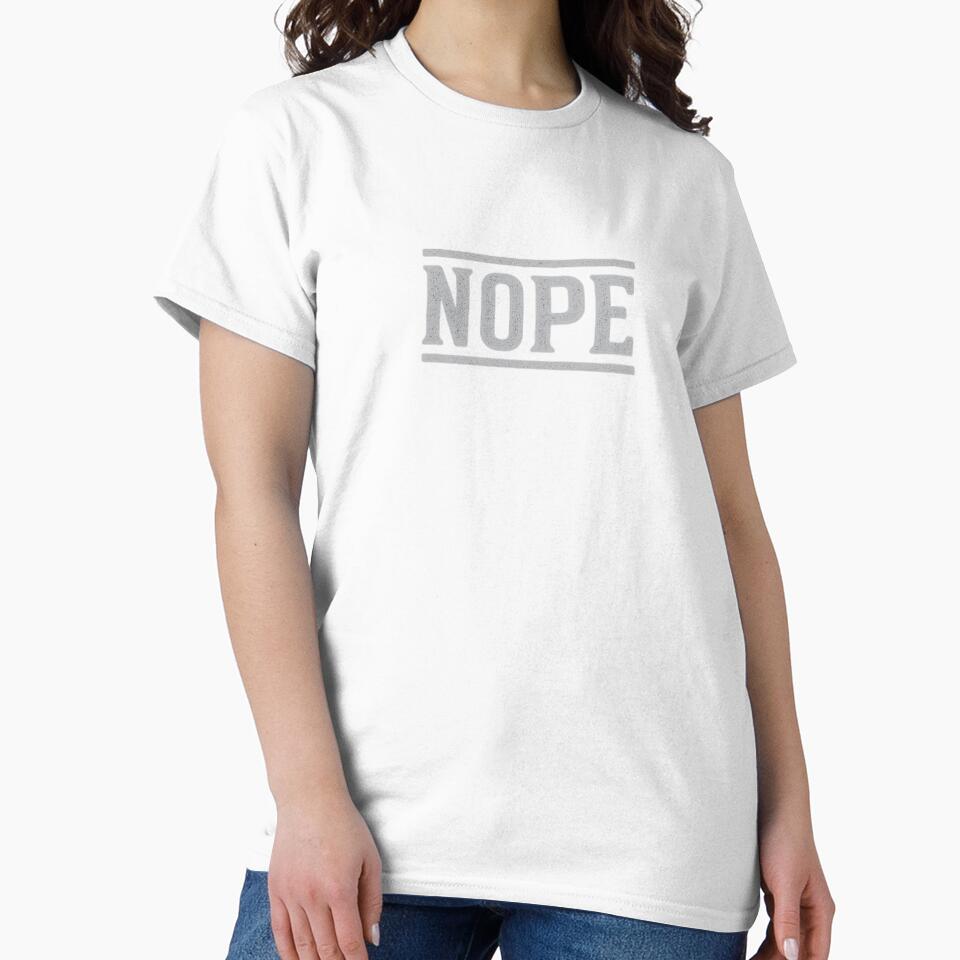NOPE statement design by HEXANDGLOSS