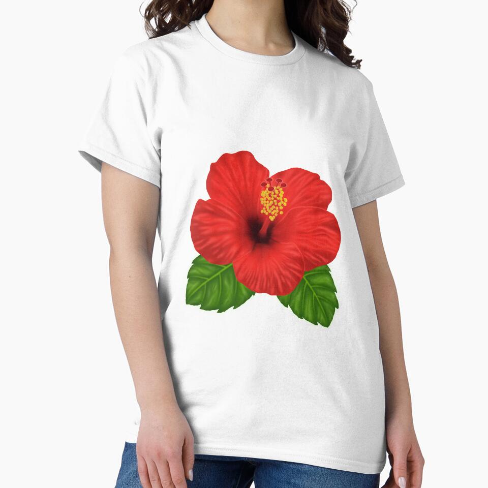 Red Hibiscus flower by PMDesigns222