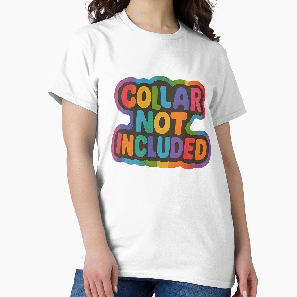 Collar Not Included – Bold Rainbow Art by Haus Of Sin