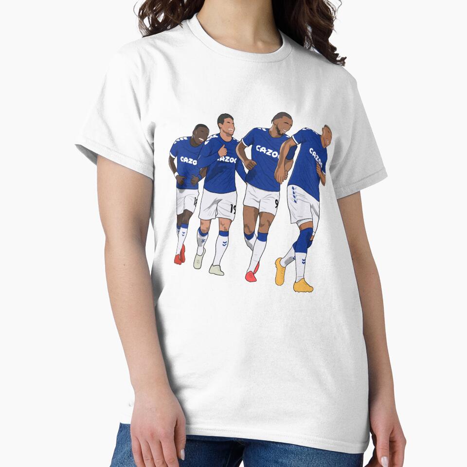 Everton Goal Celebration Richarlison Calvert Lewin Rodriguez Nkounkou by PiscesVibes