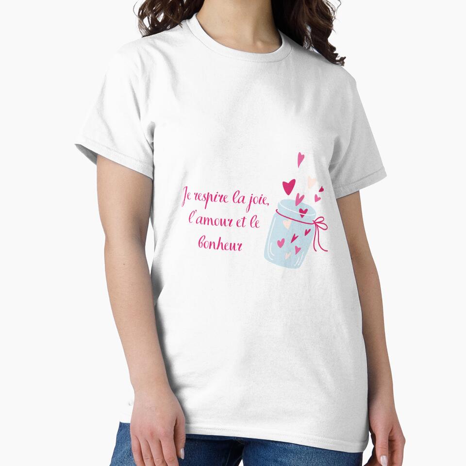 I breathe joy, love and happiness, positive affirmation by PausePapote