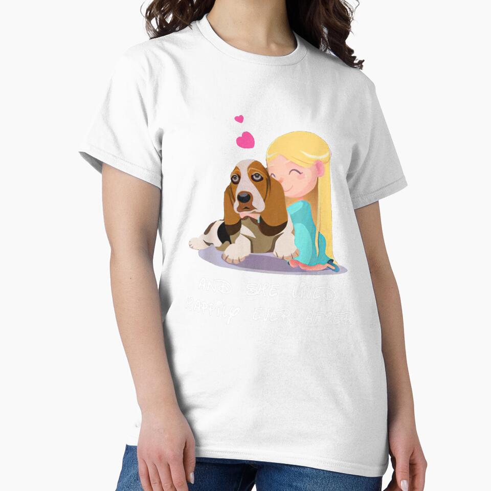 And She Lived Happily Ever After Basset Hound Mothers by Baudendistel