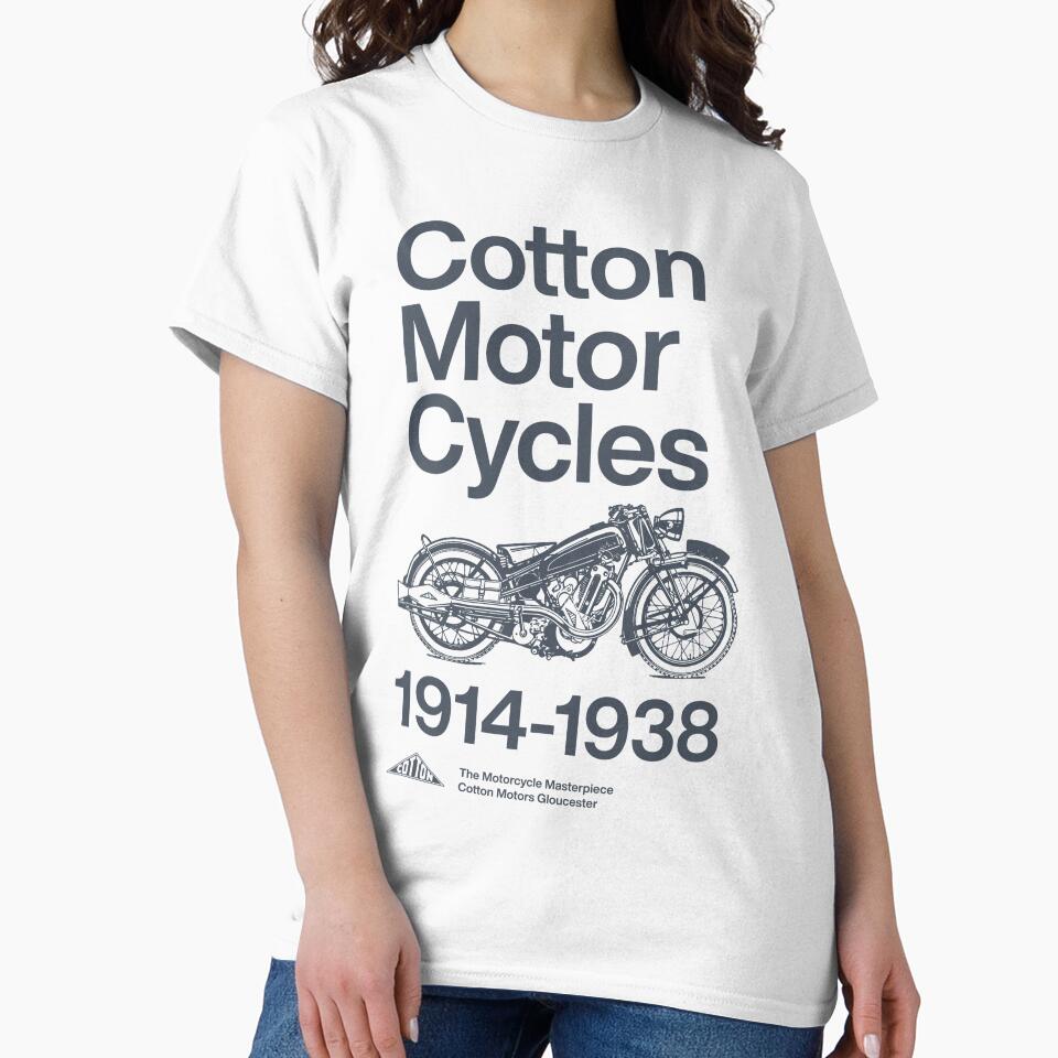 Cotton Motorcycles Gloucester - Helvetica Matt Black by IronFlyers