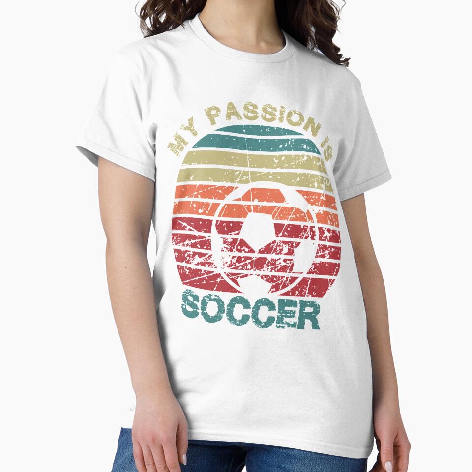 My Passion is Soccer - retro distressed by Rooks-Artworks