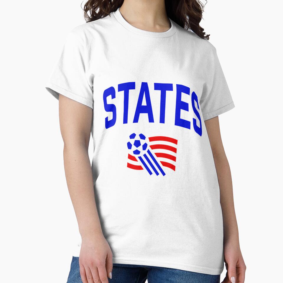 Support Us Soccer With This Unique Retro Design by geofretread