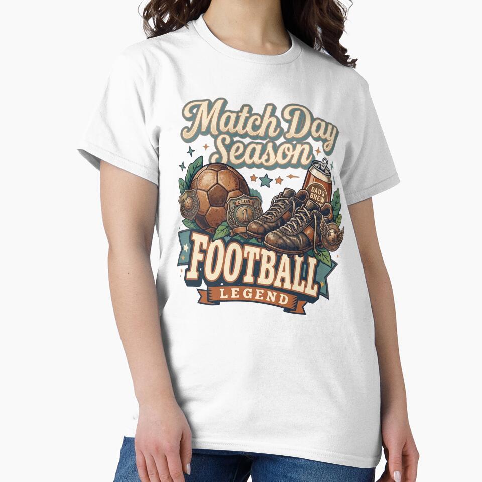 Match Day Football Legend | Vintage Soccer Design by ChampionKTS