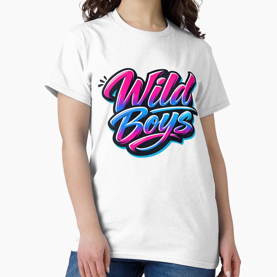 Wild Boys Typography Statement Design by Arte Cartoon From TagTeam Group