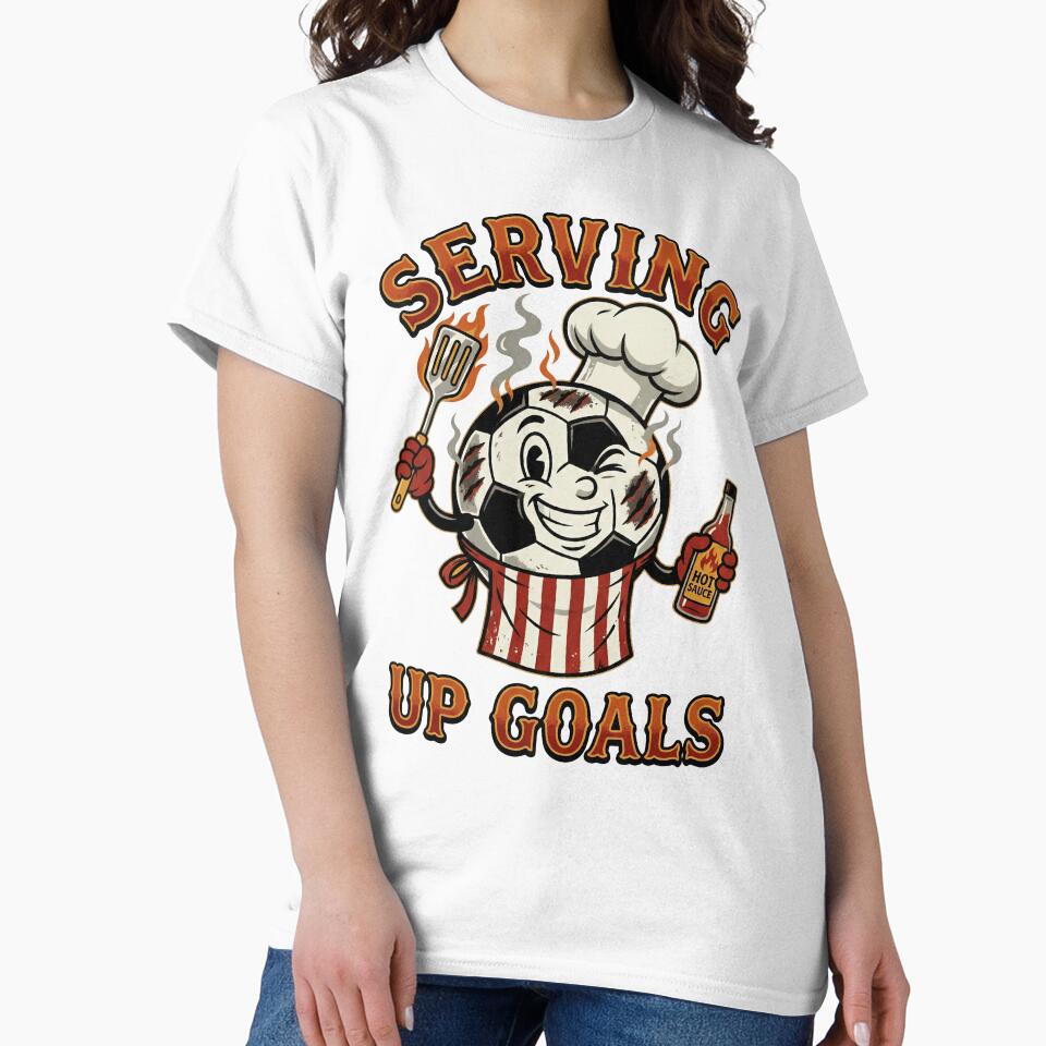 Serving Up Goals - Soccer BBQ Chef by DigitalGlade