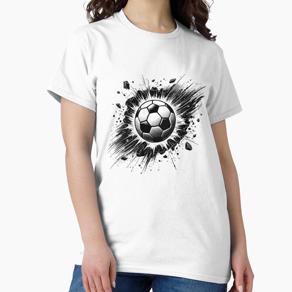 Modern Trendy I love soccer ball,Soccer Ball Breaking Wall Players Soccer Team by SOUFIANE1991