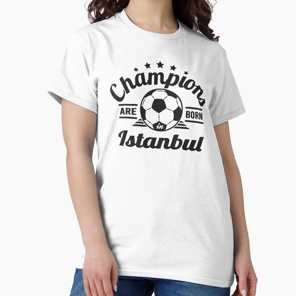 Champions Are Born In Istanbul , football fans vintage gift by lamjar-art