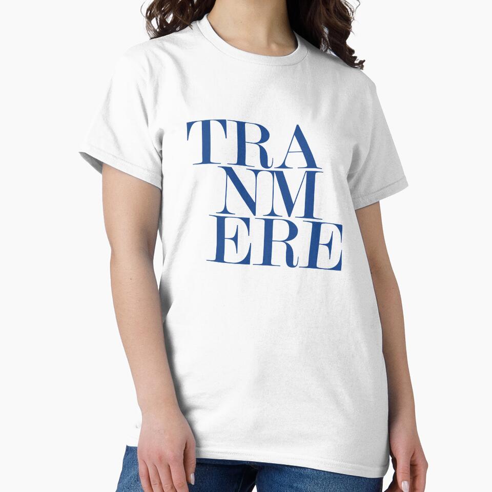 Tranmere UK City Typography Minimalist Patriotic Travel Souvenir by kakarikihill