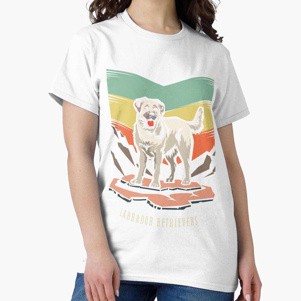 Labrador Dog | Retro design for Dog Lovers by WearthisTee009