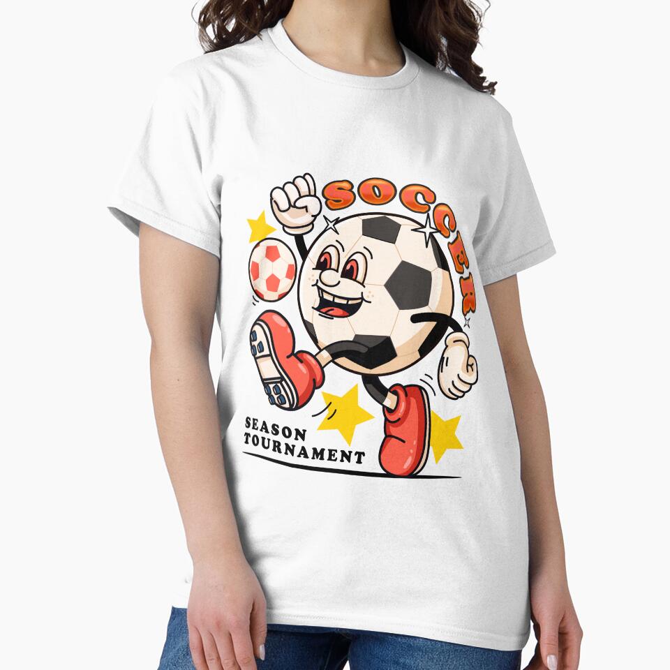 Soccer, retro soccer mascot character by Kevyn Adha