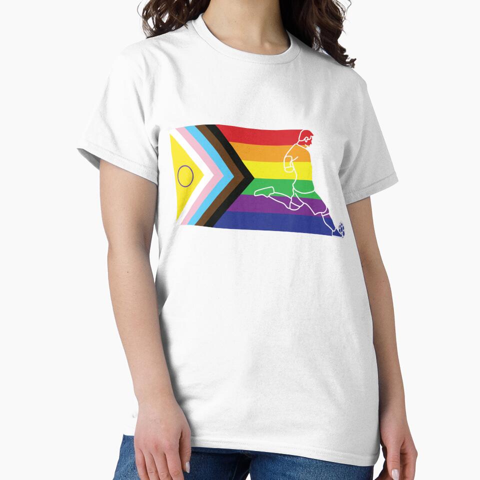Soccer Player Pride Flag by wilcoxm19