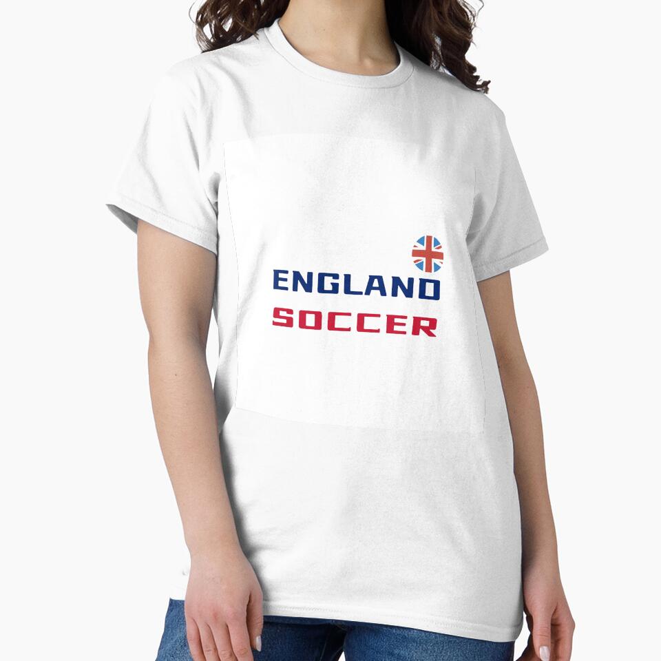 England Soccer T-Shirt with Flag – 2026 English Football Fan Tee | Uncle Jichuan by Uncle-Jichuan