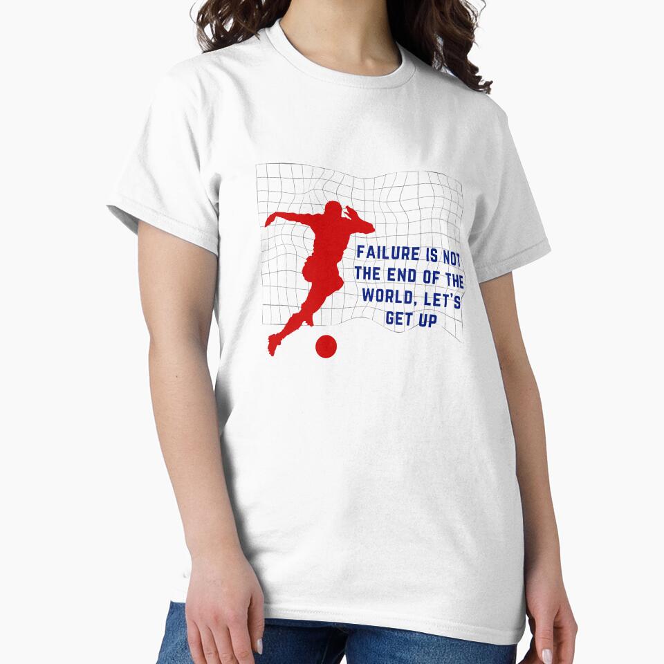 Motivational Quote Soccer Player Graphic by LoudVictory