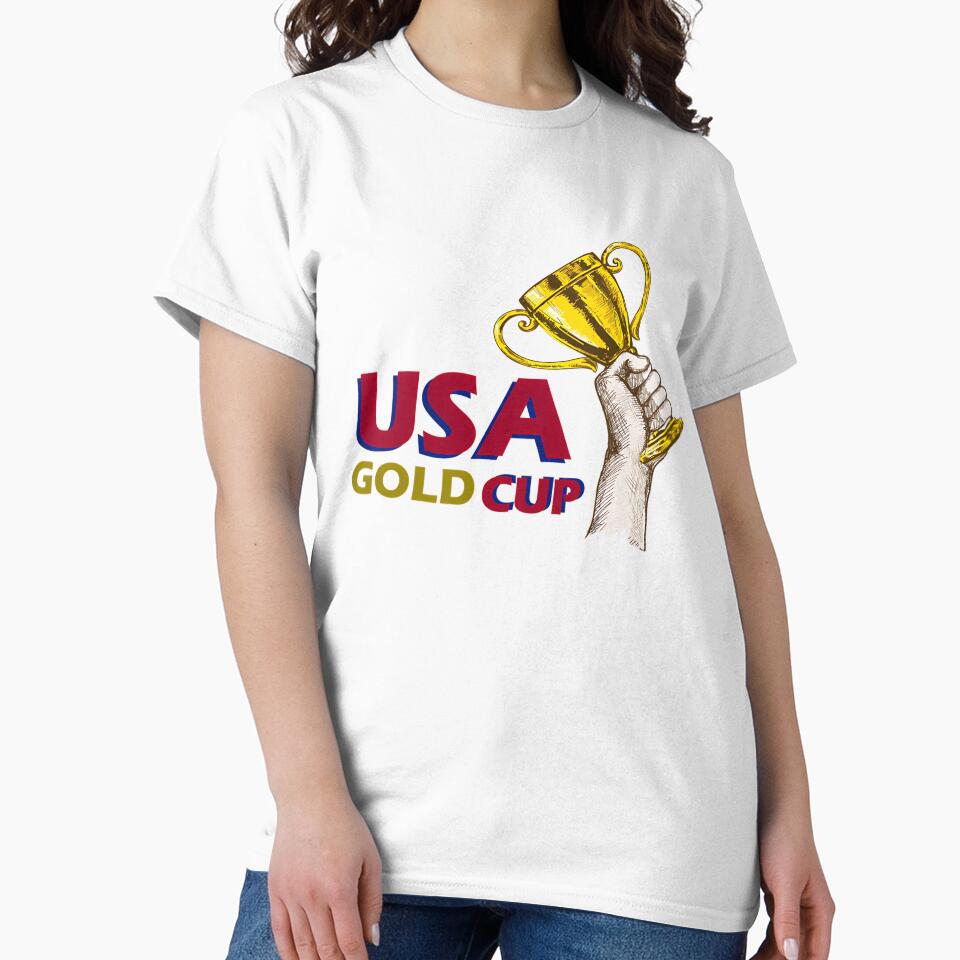 Usa Championship 2021 Gold Cup Essential T-Shirt Great Gift For Dads by geofretread