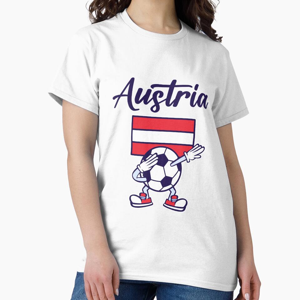 AUSTRIA Dabbing Football Soccer Ball - AUSTRIA by Darling DeDe