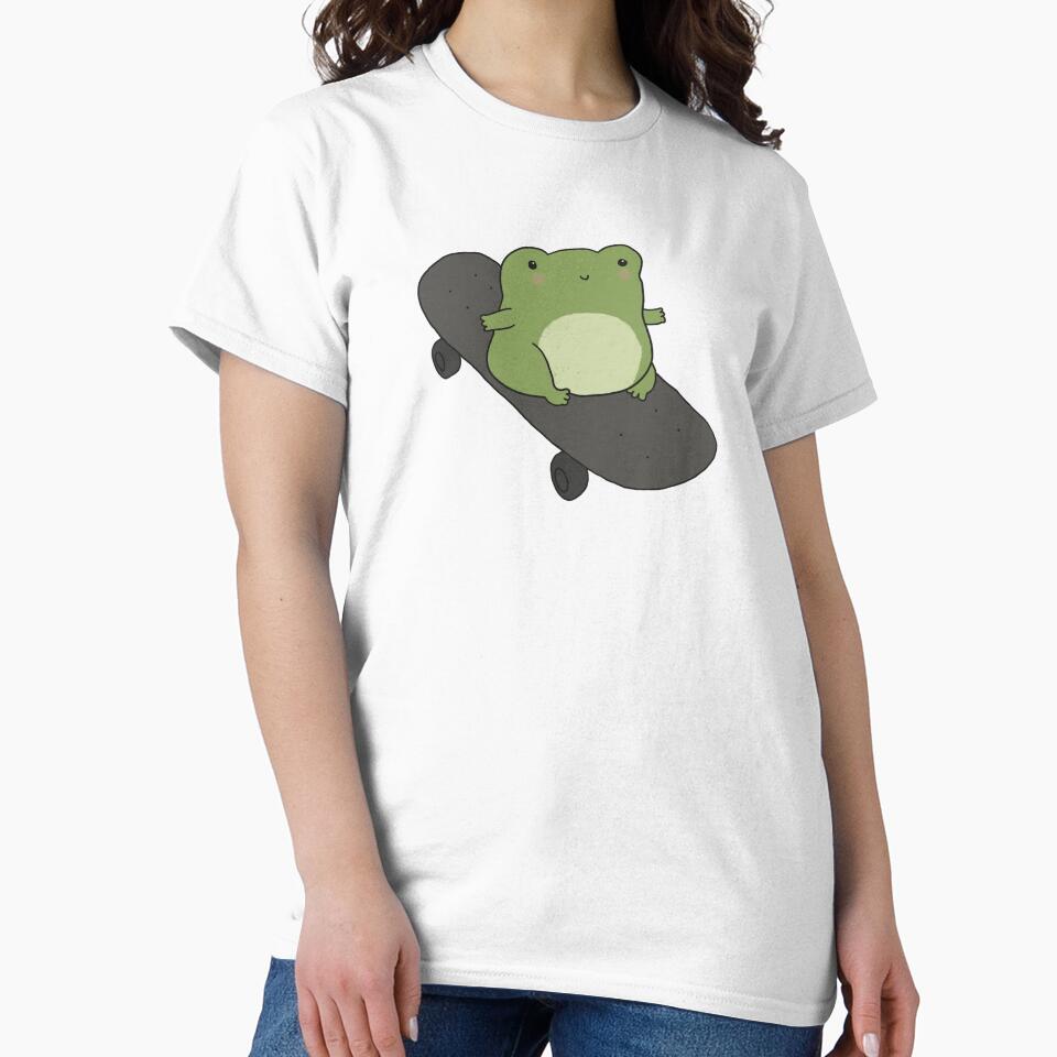 Kawaii Cottagecore Skateboarding Frog: Skater Gift for Kids, Youth, Teens, Juniors, Boys, and Girls Who Love Froge Sports by MinistryOfFrogs