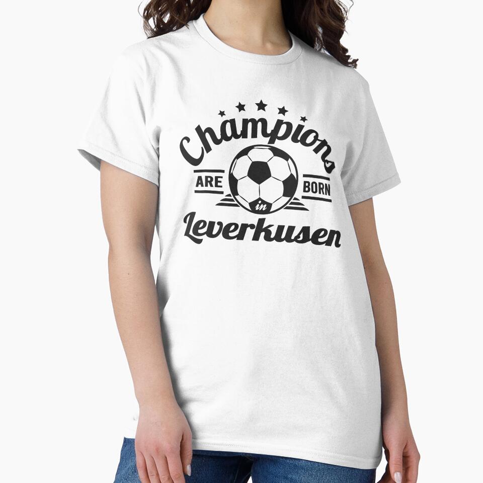 Champions Are Born In Leverkusen , football fans vintage gift by lamjar-art