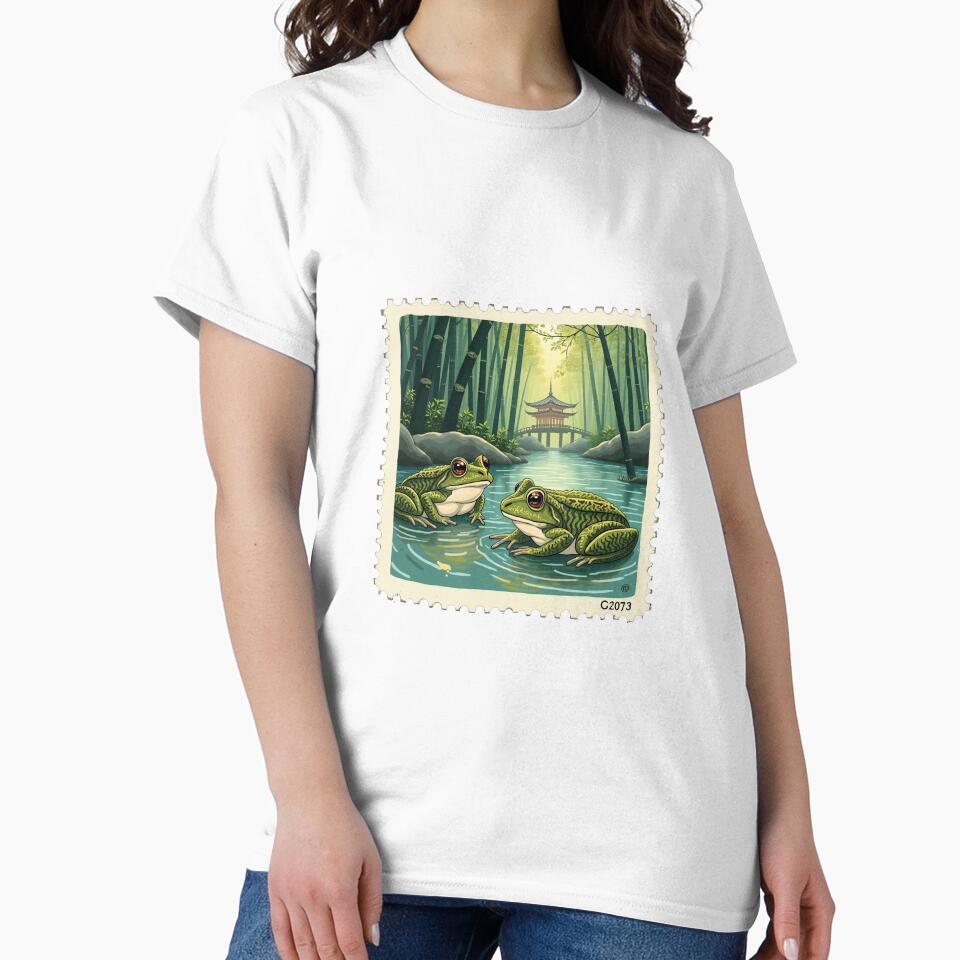 Cottagecore Frog Stamp by Atlantico54