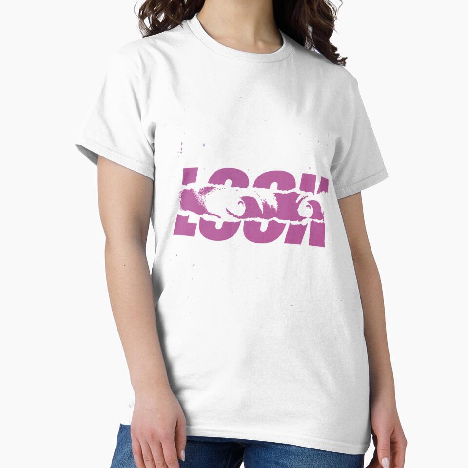 Bold & Stylish "LOOK" Typography Design – Eye-Catching Minimalist Aesthetic by Colorful-Garden