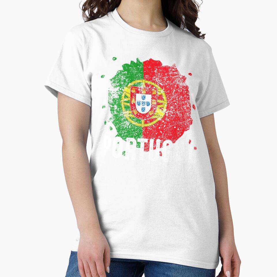 Portugal Flag Vintage Unique Distressed Design by NUMAcreations