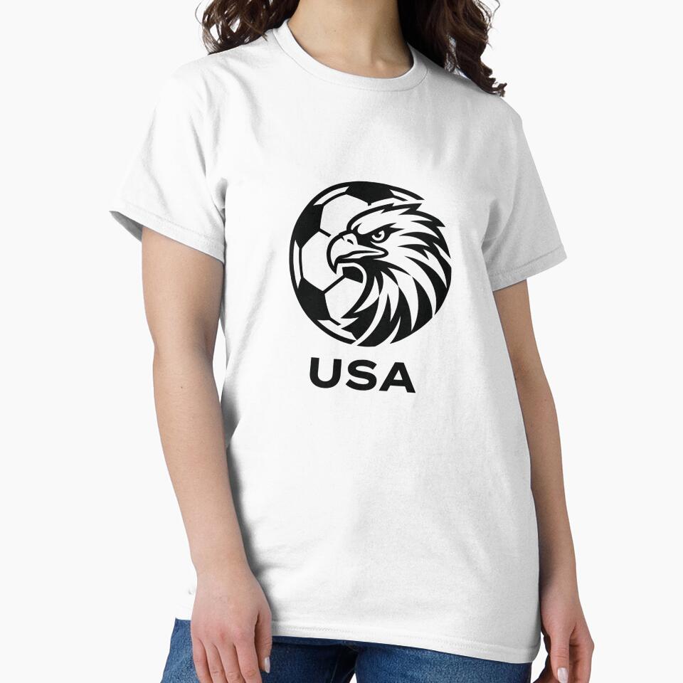 USA Soccer Eagle Premium Minimalist World Cup Sticker by Mr-wow