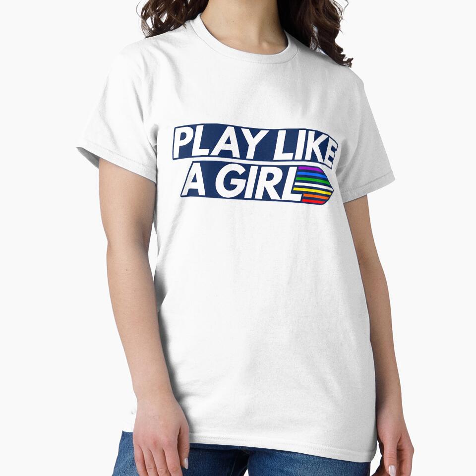 Play Like A Girl - Happy Pride by geofretread