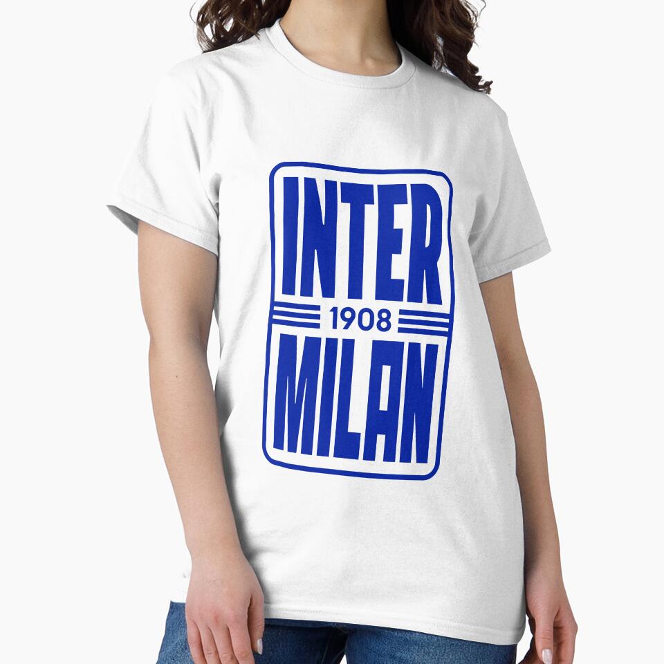 Inter Milan 1908 Minimal Typography sticker - Blue by Musabinho