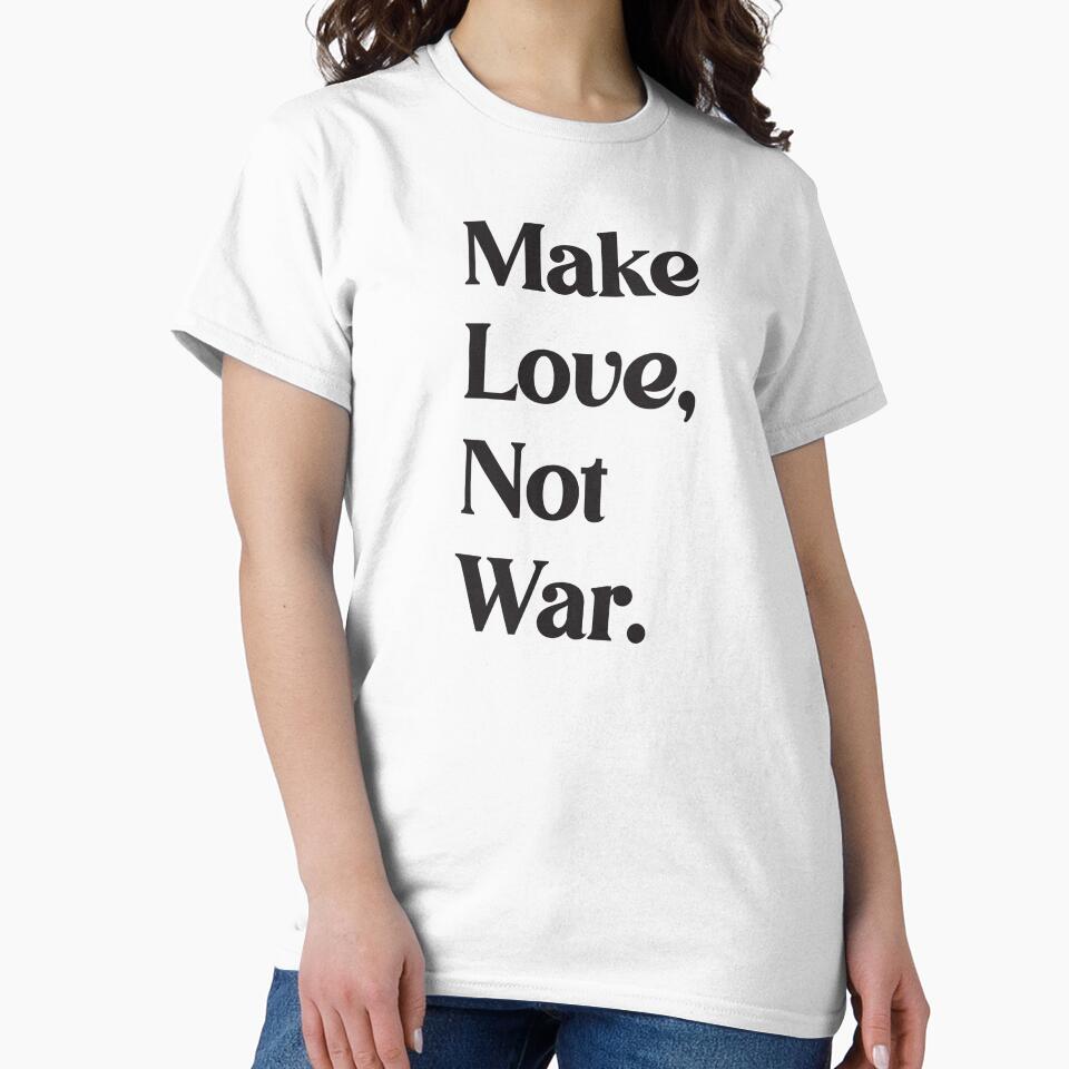 Be Positive: Make Love, Not War by 13design