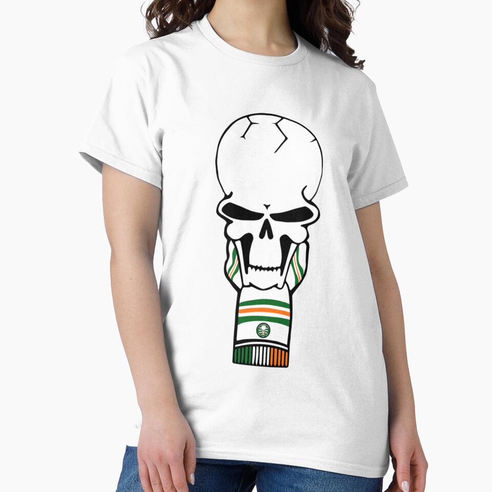 Green Brigade skull -Ireland flag- by LisaAngelLtd