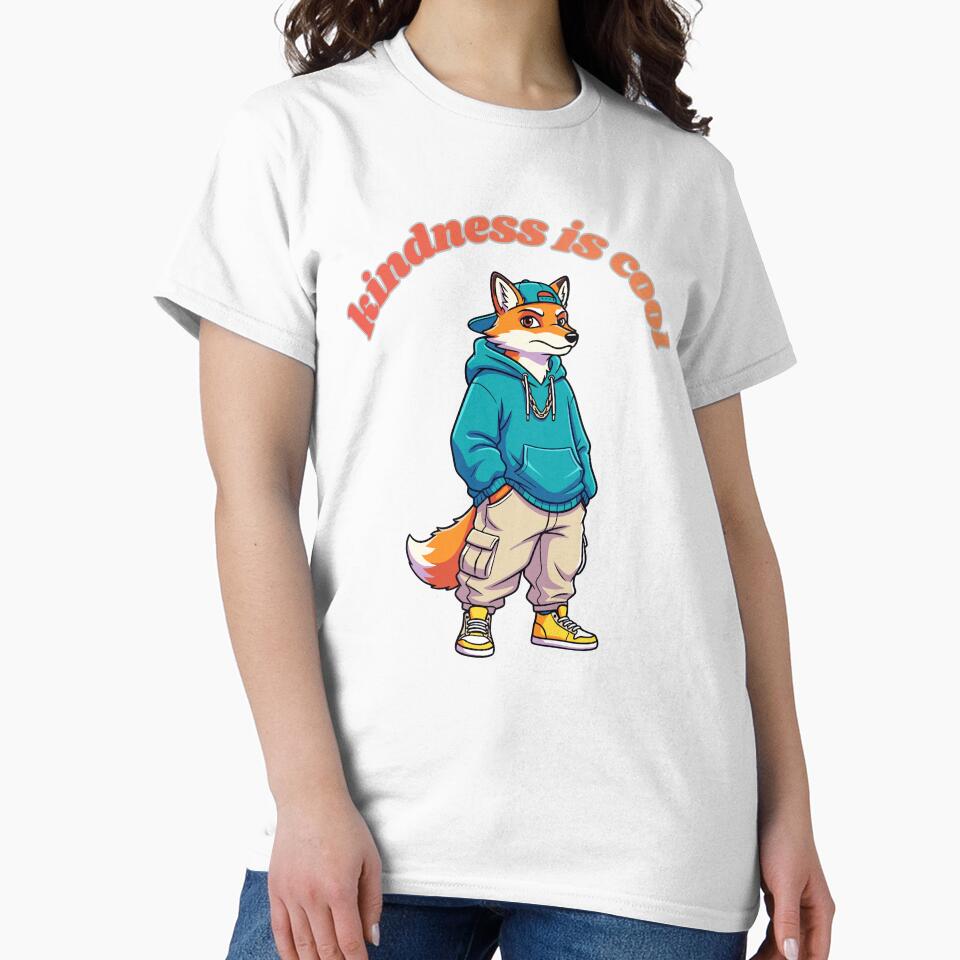 Stylish Fox Promotes Positive Message by the wellness script