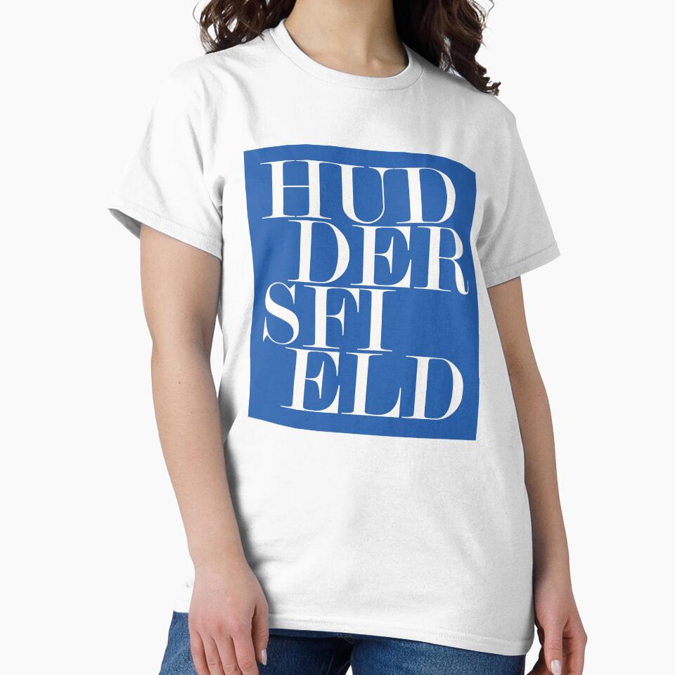 Huddersfield UK Town Typography Minimalist Artwork by kakarikihill