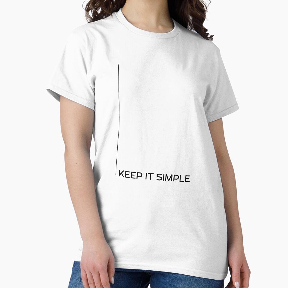 Keep It Simple – Minimalist Typography Design | Clean Modern Aesthetic Quote by ArcticFoxStudio