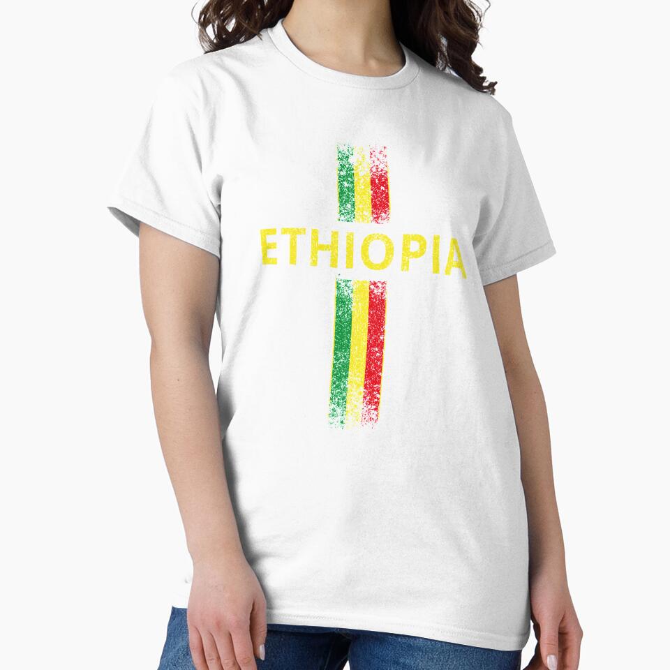 Vintage Ethiopian Soccer Stripe by kraftyesstonian