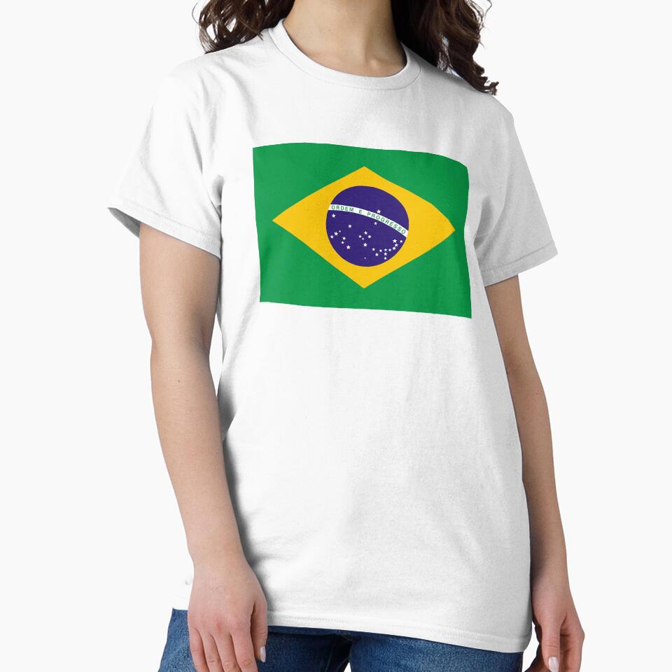 Brazil Flag - FLAG0075 by 3-Starfish