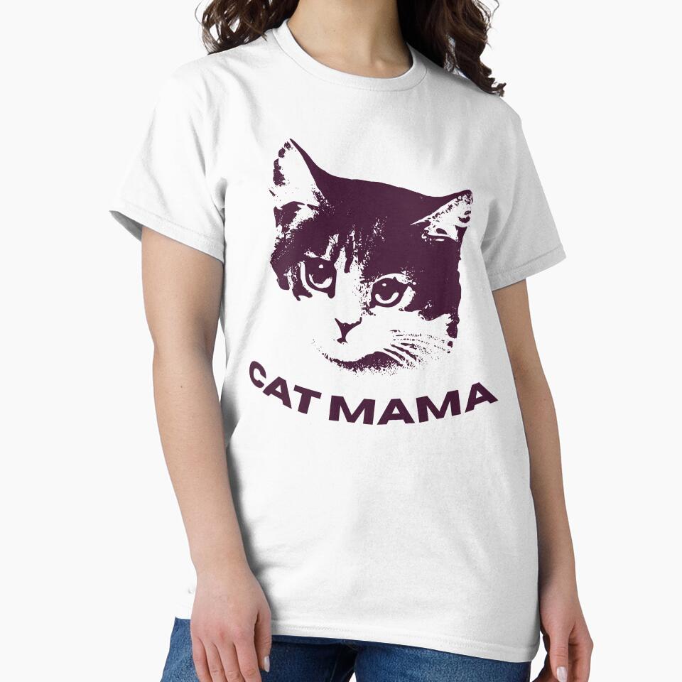 Cat Mama Funny Cat Lover Design – Cute Cat Mom Gift for Pet Lovers by kpwi_maduwanthi