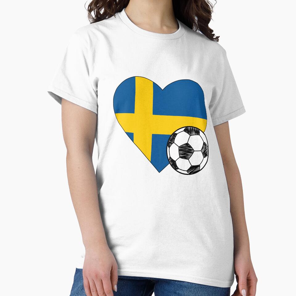 Sweden Soccer Heart Design by FinalScoreClub