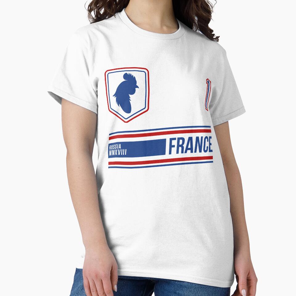 France World Cup Jersey Style Shirt by JNicheMerch2018