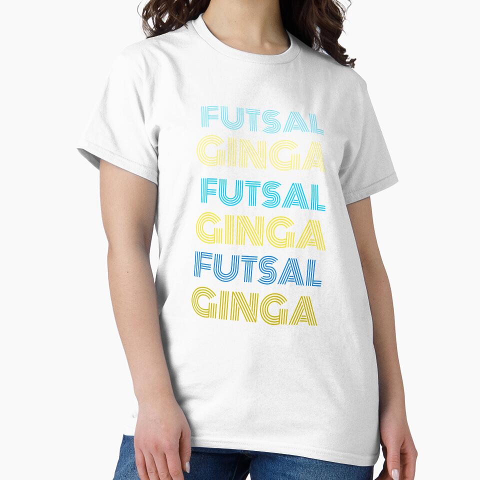 Futsal and Ginga Retro Design by JJWilsonTees